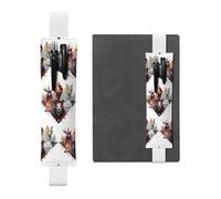 Wolves and Reindeer Diary pencil pouches, PVC pen holders and pen holders with elastic bands, and bookmarks are the best gift choices., White, One Size