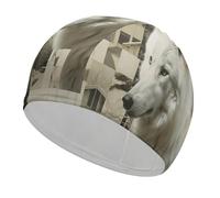 Wolves and Their Home Swim Cap for Women Men Swimming Hat Bath Waterproof Pool Caps for Long Thick Curly Hair