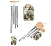 Wolves and Their Home Wind Chimes for Outside Memorial Tuned Outdoor Windchimes Large Garden Decor Wind Chime with Melodious Sound for Mom Dad Grandma Home Garden Patio Decor
