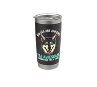 Wolves are Awesome, I'm Awesome, Therefore I'm A Wolf Funny Stainless Steel Insulated Tumbler