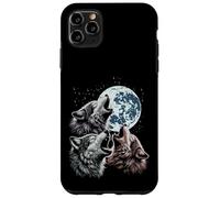 Wolves Cursed Moon Howl Funny Wolf Meme Parody Men Women Kid Case for iPhone 11 Pro Max