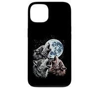 Wolves Cursed Moon Howl Funny Wolf Meme Parody Men Women Kid Case for iPhone 13