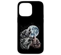 Wolves Cursed Moon Howl Funny Wolf Meme Parody Men Women Kid Case for iPhone 14 Pro Max