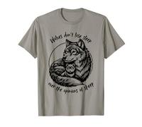 Wolves Don't Lose Sleep over the Opinions of Sheep Funny Men T-Shirt