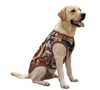 Wolves Dreamcatchers Pet Ice Silk Vest Summer Dog Shirts Breathable T-Shirt Soft Outfits