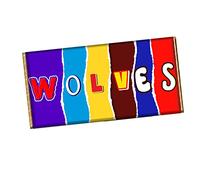 Wolves England Football Club Team Chocolate Bar Wrapper Novelty Gift Present CH-362 (without chocolate)