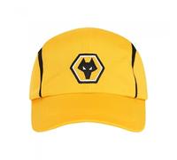 Wolves FC Official Gold Progression Baseball Cap with Embroidered Wolf Logo and Black Mesh Panels