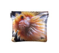 Wolves Fire Fighting Animal Coin Purse Mini Change Purse Portable Pouch Change Wallet Organizers, funny sea fish golden, One Size, Funny Sea Fish Golden