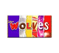 Wolves Football Club Chocolate Bar Gift Wrapper Gift Present For Sport Fans (#306) (without chocolate bar)
