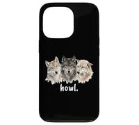 Wolves Howl Funny Wolf Lover Funny Howl Case for iPhone 13 Pro