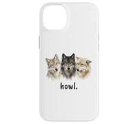 Wolves Howl Funny Wolf Lover Funny Howl Case for iPhone 14 Plus