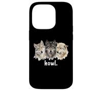 Wolves Howl Funny Wolf Lover Funny Howl Case for iPhone 14 Pro