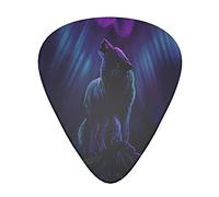 Wolves Howl in the Northern Lights Advanced guitar pick 12 pieces Three thicknesses for bass, electric guitar, acoustic guitar bag