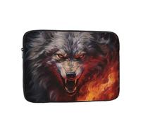 Wolves in the Flame Roar Shockproof Laptop Sleeve Water Repellent Notebook Case Slim Protective Cover for 10 12 13 15 17 Inch Tablets