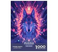 Wolves Jigsaw Puzzles Puzzles for Adults Kids. 1000 Piece Great Gifts Challenge Toy Educational Game Home Decoration for Adults& Kids Age 14 Years Up 70x50cm/1000pcs