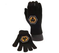 WOLVES OFFICIAL CREST WOOLY GLOVES. one size fits all..