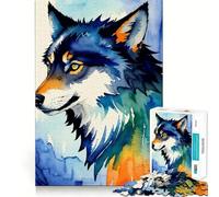 Wolves Spirit of The Wild 1000 Piece Jigsaws for Adults Brain Sharp Game Smooth Burr Free Surface Fascinating Hobby for Idle Moments (38x26cm)