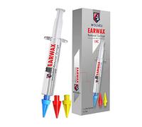 Wolvex Ear Wax Remover Syringe Kit with 3 x Soft Quad-Stream Ear Wax Removal Tips - Reusable Ear Wax Remover - Improves Hearing and Ear Health Naturally - Professional Ear Wax Remover for Home Use