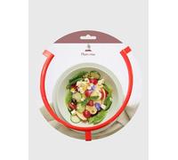 Wolvex ® Incurve Plate Surround - Non-Slip Dining Aid Plate Guard for Elderly, Disabled, and Handicapped Individuals to Improve Mealtime Independence (Red)