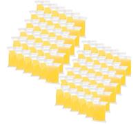 Wolwefa Yellow Air Dry Clay 72 Packs Foam Clay Air Dry Foam Clay for Kids, Moldable Super Light Weight Clay Perfect for Arts, Crafts, Classroom Teaching