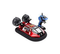 WOLWES 2.4G RC Vehicle ,RC Ship Remote Control Boat Amphibious Hovercraft All Terrain Water Beach Pool Radio Controlled Boat Waterproof Electric Toys Car Kids Birthday Gifts