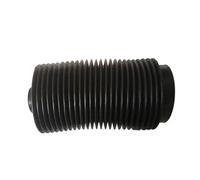 WOLWES Rubber Corrugated Sleeve Flexible Moulded Bellows Nitrile Oil Resistant Dust Cover Tube 1PC (Black, Size: 30MM)