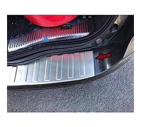 WOLWES Stainless Steel Rear Bumper Protector for Fo-rd Mondeo MK5 Turnier (Estate) 2014, Car Trunk Bumper Protector Anti Scratch Sill Kick Plate Guard Plate Cover Auto Trim Accessories