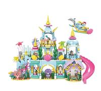 WOMA 11833 Sea World Undersea Castle Furina's Palace Building Block Set of 766 pcs Age 6+ Kids Educational Construction Set