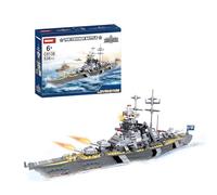 WOMA C0138 War Ship The Cruiser Battle Building Block Set of 538 pcs Kids Educational Construction Set