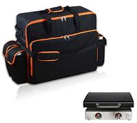 WOMACO 22 inch Griddle Carry Bag for Blackstone 22 Griddle with Hood Lid, Heavy Duty Portable Tabletop Griddle Carrying Bag for Travel, Weather Resistant BBQ Grill Carry Case with Shoulder Strap