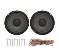 Womamaxsc 2Pcs Coaxial Car Loudspeaker, 6.5 Inch 600W Full Range Bass Speaker, High Power Car Audio System with 60Hz 20KHz Frequency Response, for All Car Sound Systems, Includes Cables and