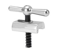 Womamaxsc Aluminum Alloy Folding Bike Faucet Handlebar Foldable C Buckle, Folding Bicycle Accessories, Lightweight Durable C Buckle for Bike, Strengthen Frame Connector with Smooth (Silver)