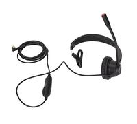 Womamaxsc Monaural Telephone Headset with Volume Control and Mic Mute, 2.5mm Business Headset for Call Centers, Noise Cancelling Communication Headset for Telemarketing Office Use