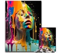 Woman A Splash of Emotion Jigsaw Puzzle 1000 Pieces Jigsaw Puzzles Challenging Brain Teaser for Teenagers Family Fun Interactive Game 1000 PCS(38x26cm)