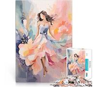 Woman abstracts1000 Piece Jigsaw Puzzles for Adults Educational Games Home Decoration is ideal as gifts for the whole family 38x26cm