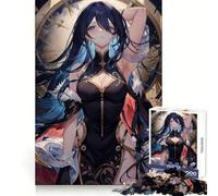 Woman Against The Clock 1000 Pieces Puzzles for Adults Cognitive Boost Mindful Escape Tight Lock (50x75cm)