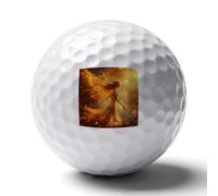Woman Angel Fire Flame Custom Golf Ball Soft Practice Golf Balls Performance Distance And Speed for Indoor Outdoor
