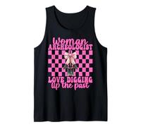 Woman Archeologist Love Digging Up The Past Archaeology Tank Top