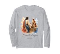 Woman at the Well John 4 Christian Design Long Sleeve T-Shirt