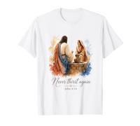 Woman at the Well John 4 Christian Design T-Shirt