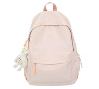 Woman Backpack Nylon Backpack Korean Styles Backpack Solid Color Rucksack Student School Backpack for Everyday