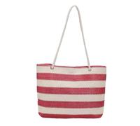 Woman Beach Weaving Shoulder Bag Ladies Trendy Summer Hand Bag over The Shoulder Bags for Men (Hot Pink, One Size)