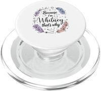 Woman Because I'm A Whitney That's Why Name PopSockets PopGrip for MagSafe