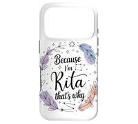 Woman Because I'm Rita That's Why Name Case for iPhone 17 Pro