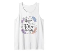 Woman Because I'm Rita That's Why Name Tank Top