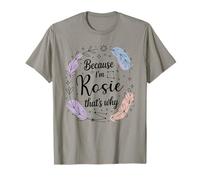 Woman Because I'm Rosie That's Why Name T-Shirt