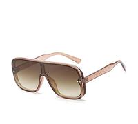 Woman Big Frame Sunshade Sunglasses Man Outdoor Vacation (Color : C, Size : Medium)