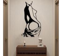 Woman Body Metal Wall Decor, Large Abstract Sexy Art, Minimalist, Adult Bedroom, Beautiful, for Living Room, Bathroom
