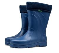 Woman Boot UK 7/7.5 (EU 40/41) Lightweight Thermal Boot Ladies Wellintons EVA Forest Walk Wellies Garden Forest Fishing Rain Days Garden Working Warm Waterproof Blue Boots