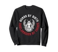 Woman By Birth Shieldmaiden By Choice Viking Design Sweatshirt